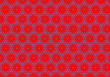 Renkli Kusursuz Soyut Geometrik Desen