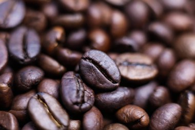 Kavrulmuş kahve çekirdekleri, arka plan ya da doku olarak kullanılabilir.