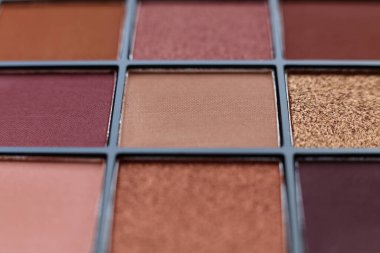 Makyaj masalı. Üst görünüm.