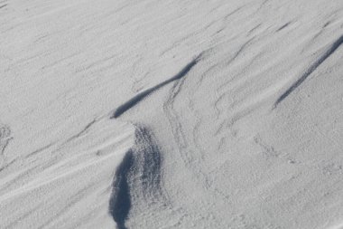 Kar desenli manzara. Kar zemini. kış konsepti