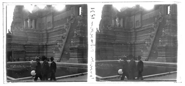 Fotografia Antiga Exposição Internacional 1931 Paris — Fotografia de Stock