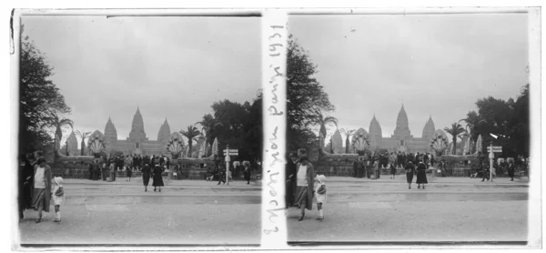 Antikt Fotografi 1931 Års Paris Internationella Utställning — Stockfoto
