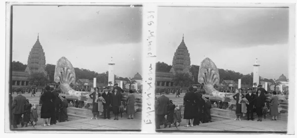 Starožitná Fotografie Mezinárodní Výstavy Paříži 1931 — Stock fotografie