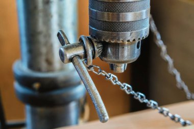 Anahtarın Chuck ile yakın plan görüntüsü