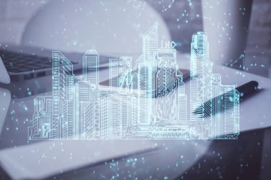 Kasabanın robot resmini cep telefonunun arka planında iki kez gördüm. Akıllı şehir kavramı