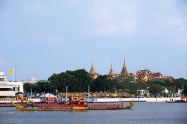 Chao Phraya Nehri 'ndeki Kraliyet Mavnası Tayland Kralı' nın taç giyme töreninde kullanılacak.