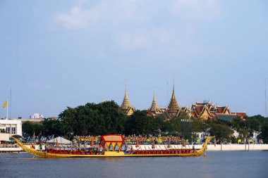 Chao Phraya Nehri 'ndeki Kraliyet Mavnası Tayland Kralı' nın taç giyme töreninde kullanılacak.