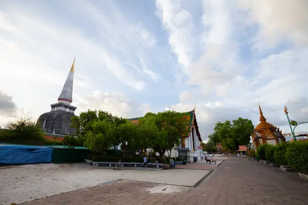 Wat Phra Mahathat Woramahawihan, Nakhon Si Thammarat bölgesinin ana tapınağı, Güney Tayland.