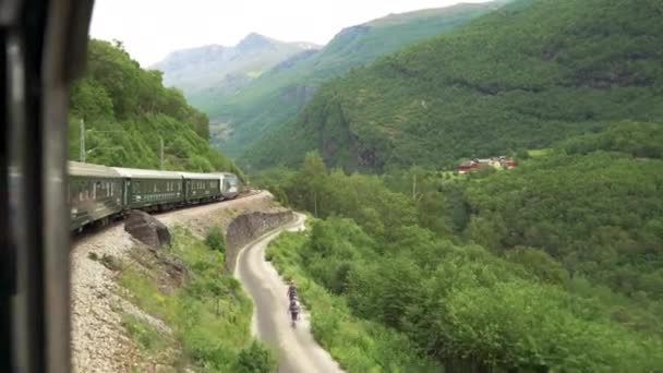 Flam Railway Uno Los Viajes Tren Más Bellos Del Mundo — Vídeos de Stock