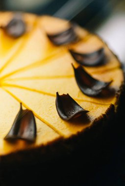Close-up view of a delicious cake