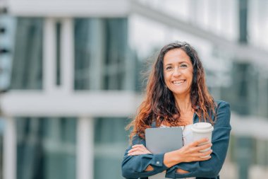 business woman on the street