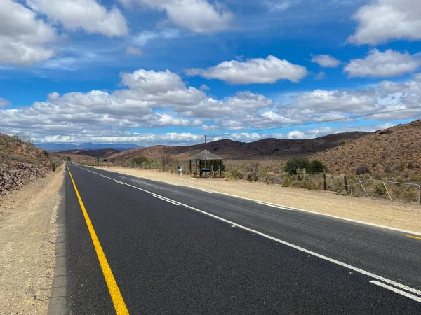 Malebná Trasa R62 Mezi Ladismith Barrydale Provincii Západní Kapsko Jižní — Stock fotografie