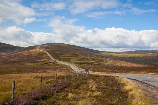 Amazing Road Cairnwell Pass Scottish Highlands Scotland Cairnwell Pass Located — Foto de Stock