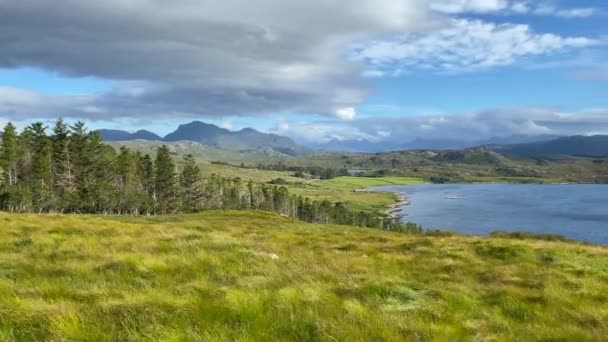 Loch Torridon Lago Mar Costa Oeste Escocia Las Highlands Del — Vídeo de stock