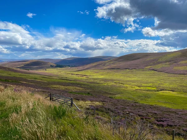 Landschap Schotse Hooglanden Schotland Het Gelegen Cairnwell Pass A93 Weg — Stockfoto