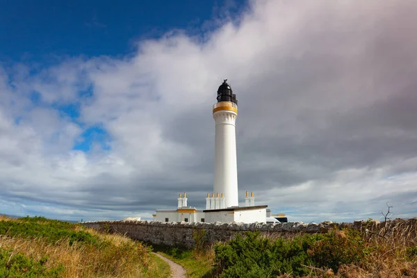 Covesea Skerries Lighthouse Originally Belonging Northern Lighthouse Board Built Top — Stockfoto