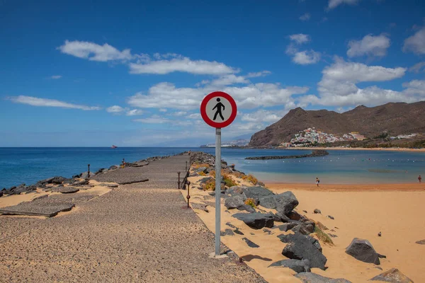 Santa Cruz Tenerife Tenerife June 2021 Pier Close Playa Las — Stock Photo, Image