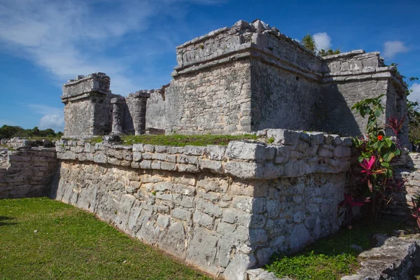 Majestuosas Ruinas Tulum Tulum Una Ciudad Turística Costa Caribeña Mexicos —  Fotos de Stock