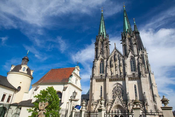 Kathedraal Van Saint Wenceslas Olomouc Tsjechië Tsjechië Centraal Europa — Stockfoto