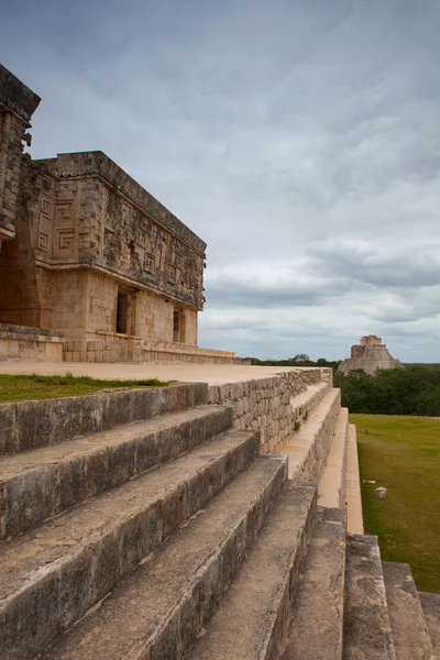 Majestuosas Ruinas Uxmal México Uxmal Una Antigua Ciudad Maya Del — Foto de Stock
