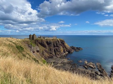 Dunnottar Şatosu bir ortaçağ kalesi, İskoçya