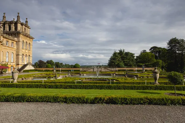 Woodstock Wales September 2023 Blenheim Palace Ist Ein Prachtvolles Landhaus lizenzfreie Stockfotos