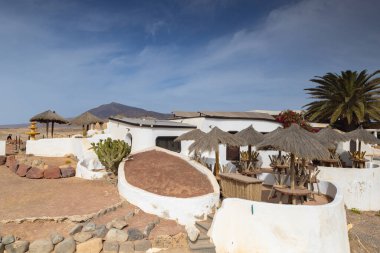 Casa El Barba, restaurant and small beach bar on the hillside above Papagayo beach clipart