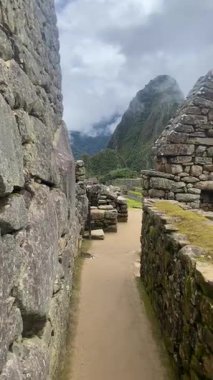 Machu Picchu İnka harabeleri, Machu Picchu tarihi tapınağı, Cusco, Peru.
