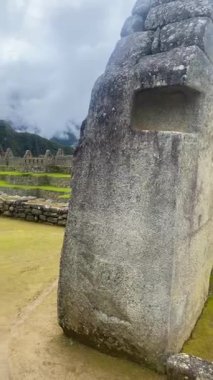 Machu Picchu İnka harabeleri, Machu Picchu tarihi tapınağı, Cusco, Peru.