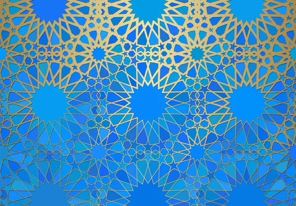 Fond Abstrait Avec Ornement Islamique Texture Géométrique Arabe Motif Carrelé — Image vectorielle
