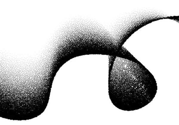 Abstrait Avec Dégradé Ondulé Points Dispersés — Image vectorielle