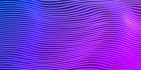 Linee Neon Sfondo Con Incandescente Anni Retrò Vaporwave Stile Synthwave — Vettoriale Stock
