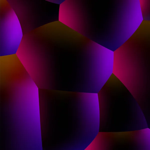 Abstraktní Pozadí Neonově Zářícími Tmavými Kuličkami Nebo Pěnou Osmdesátých Letech — Stockový vektor