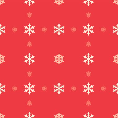 Noel kar taneleri, geometrik döşemeli, pürüzsüz desenler ve kış tatili ambalajları için güzel kar süsleri.