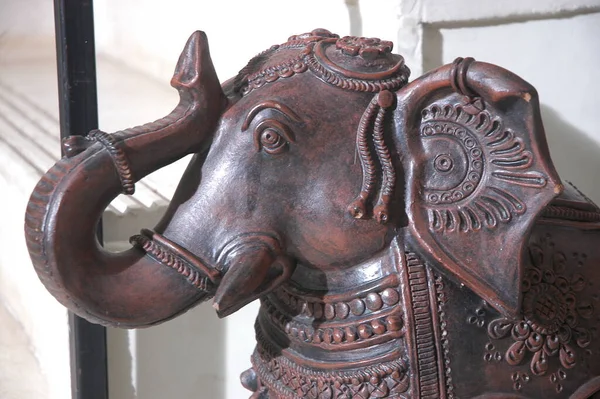 Elephant Sculptuur Tuin — Stockfoto