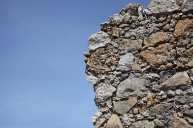 Antika kale duvar dokusu