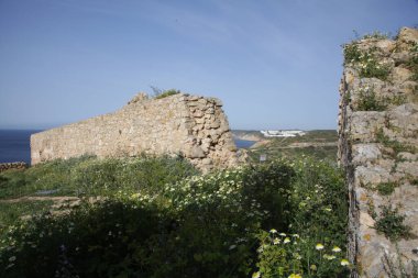 Antika kale duvar dokusu