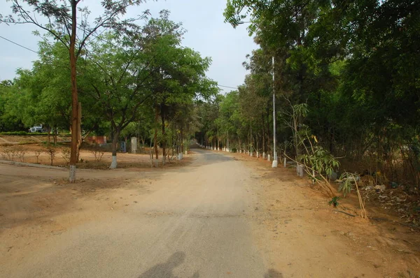 Tar Road Rural Area — Stock Photo, Image