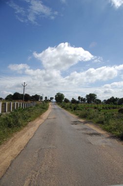 Katran Yolu Kırsal Bölgesi Hindistan