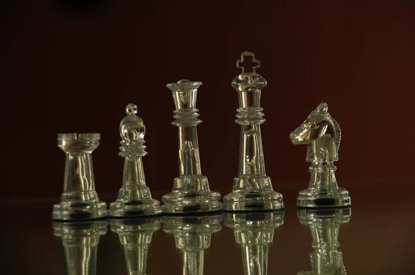 Chess Coins Table — Stock Photo, Image