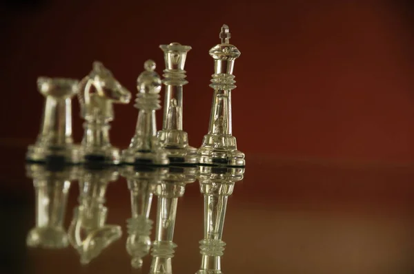 Chess Coins Ett Bord — Stockfoto