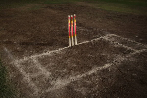 Stock image Stumps at Cricket Ground