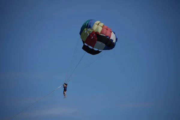Paragliding Training Swiss — Stock Photo, Image
