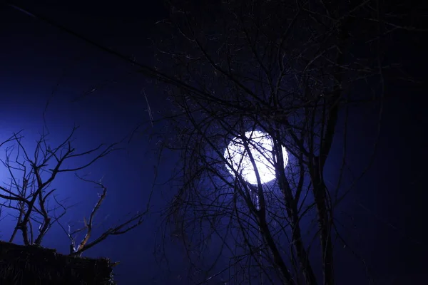 Moon Set Sky — Stock Photo, Image
