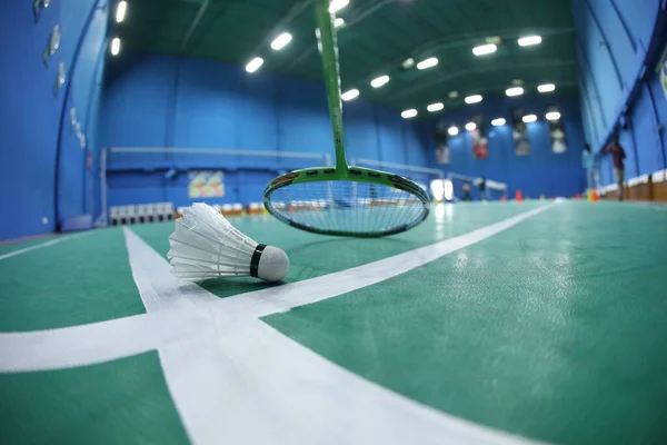 Interior of a Badminton court