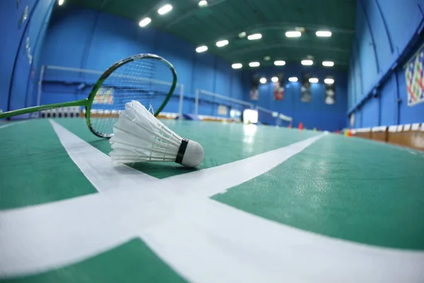 Interior of a Badminton court