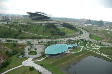 Aerial view of a buildings