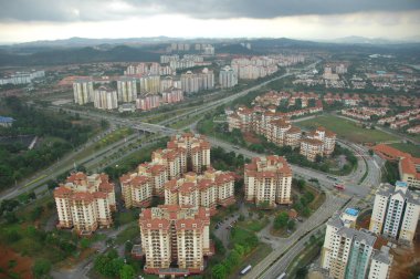 Aerial view of a buildings