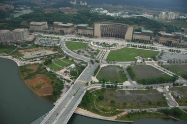 Bir yolun havadan görüntüsü