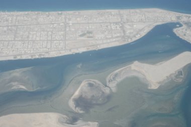 Bir Dubai 'nin hava görüntüsü